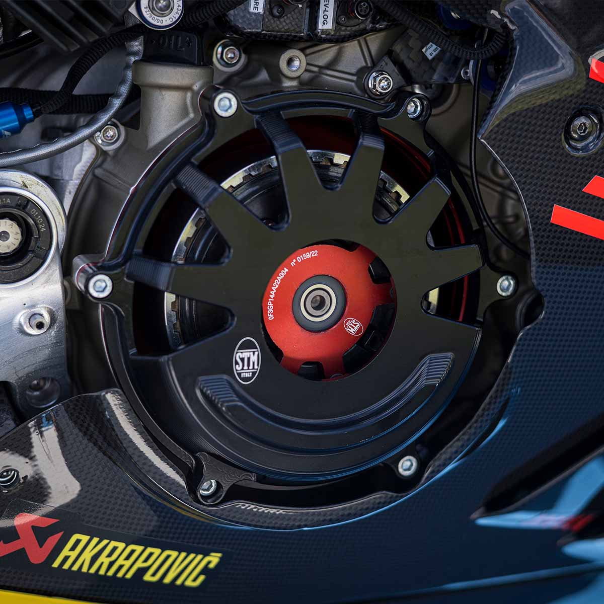 Dry clutch STM installed on BarniRacing Ducati